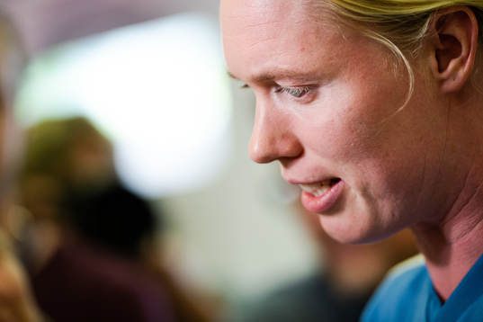 Goalkeeper Hedvig Lindahl of Sweden