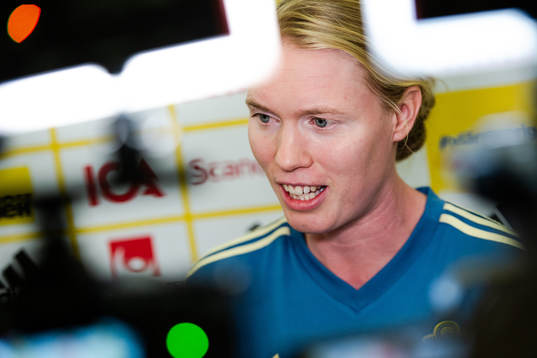 Goalkeeper Hedvig Lindahl of Sweden