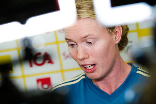 Goalkeeper Hedvig Lindahl of Sweden