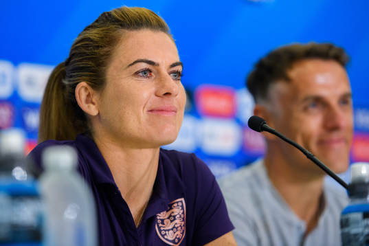 Bläddra bland fler bilder av Football, FIFA Women's World Cup, Day 29, England, Press conference