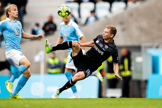 Malmö FFs Oscar Lewicki och Örebros Johan Bertilsson