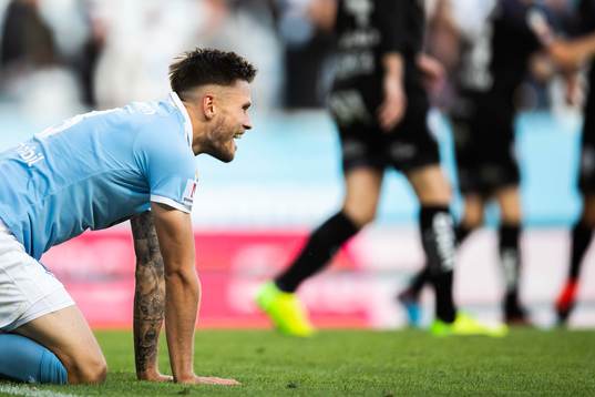 Malmö FFs Arnór Traustason deppar