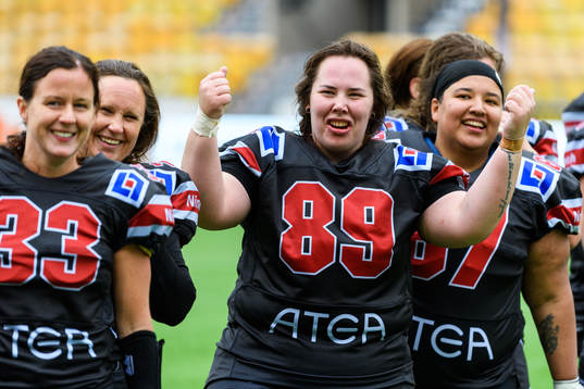 Carlstad Crusaders Amanda Littorin jublar