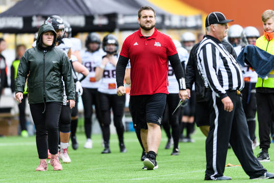 Örebro Black Knights head coach Lars Björkman