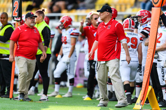 Carlstad Crusaders head coach BD Kennedy