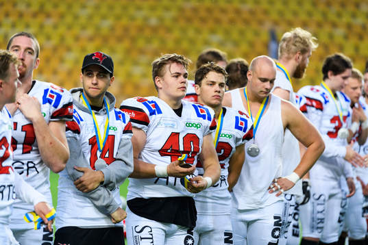 Carlstad Crusaders spelare deppar