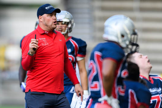Stockholm Mean Machines head coach Fredrik Pilbäck