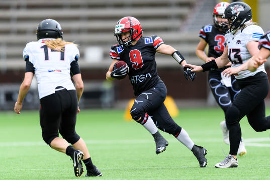 Carlstad Crusaders Anna Hedström och Örebro Black Knights