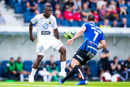 Östersunds Alhaji Gero och Sirius Niklas Busch Thor
