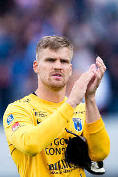 Sirius målvakt Lukas Jonsson