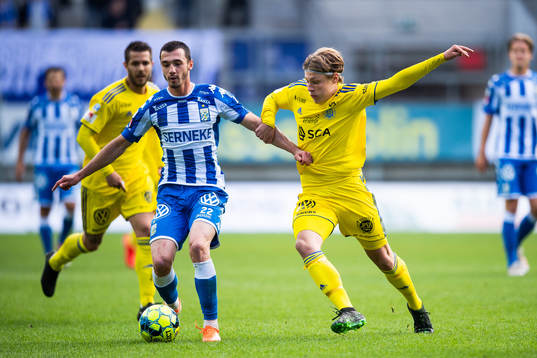 IFK Göteborgs Giorgi Kharaishvili och Sundsvalls Jesper