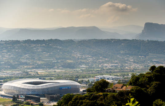 General view of Stade de Nice