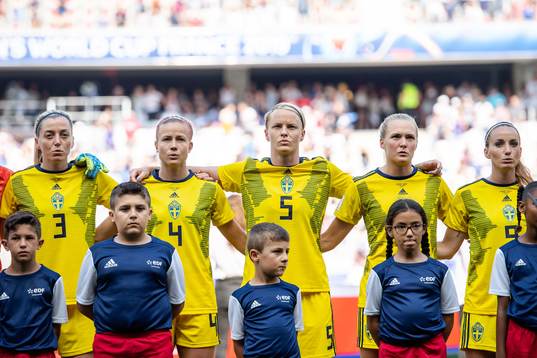 Linda Sembrant, Hanna Glas, Nilla Fischer and Kosovare