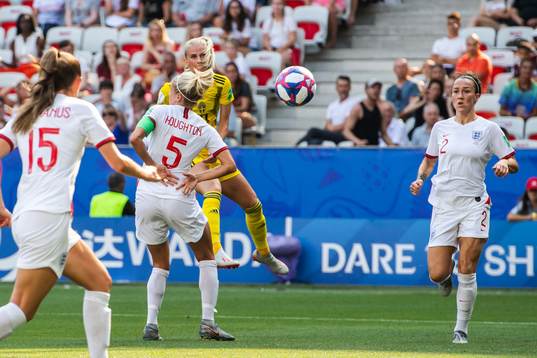 Sofia Jakobsson of Sweden scores 2-0