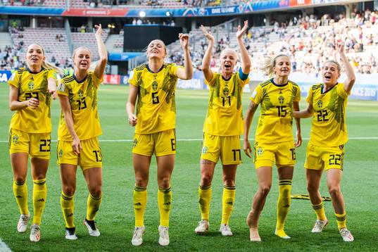 Elin Rubensson, Amanda Ilestedt, Magdalena Eriksson,