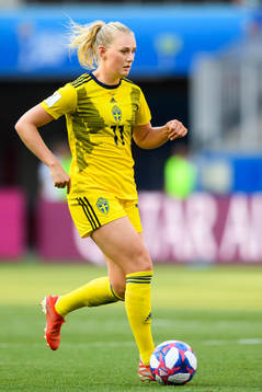 Stina Blackstenius of Sweden