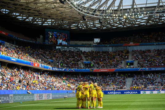 The players of Sweden celebrate