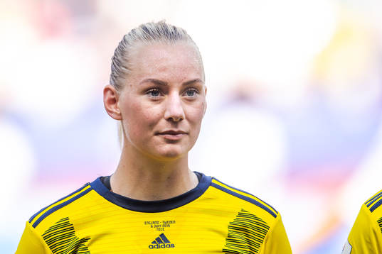 Stina Blackstenius of Sweden