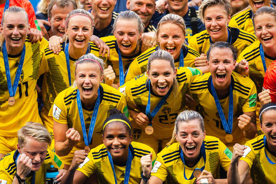 Stina Blackstenius , Amanda Ilestedt , Magdalena Eriksson ,
