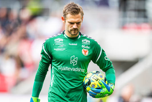 Kalmars målvakt Lucas Hägg-Johansson