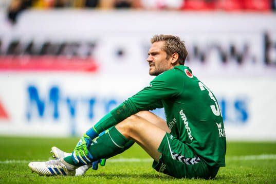 Kalmars målvakt Lucas Hägg-Johansson deppar