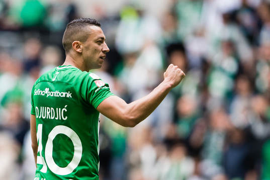 Hammarbys Nikola Djurdjic jublar