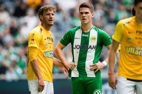 Falkenbergs Karl Söderström och Hammarbys Vidar Örn