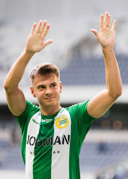 Hammarbys Alexander Kacaniklic jublar