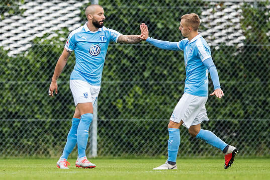 Malmö FFs Guillermo Molins jublar