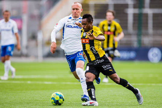 Häckens Nasiru Mohammed och Norrköping Gudmundur