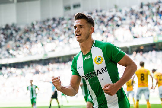 Hammarbys Alexander Kacaniklic jublar