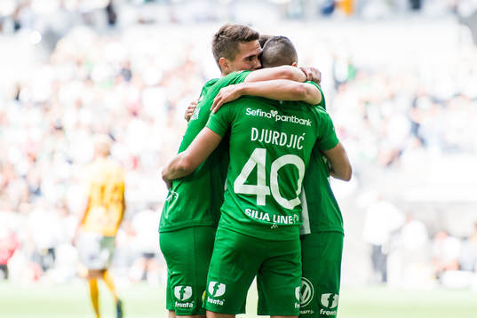 Hammarbys Nikola Djurdjic jublar