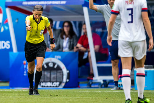 Referee Stephanie Frappart