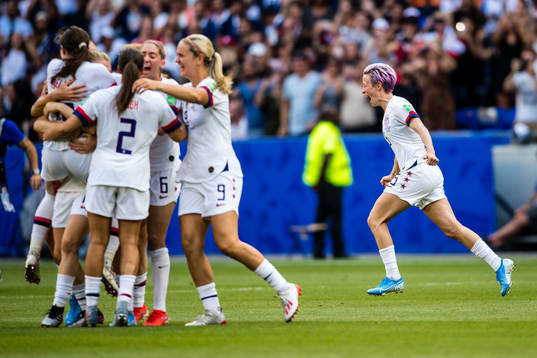 Megan Rapinoe of USA celebrates