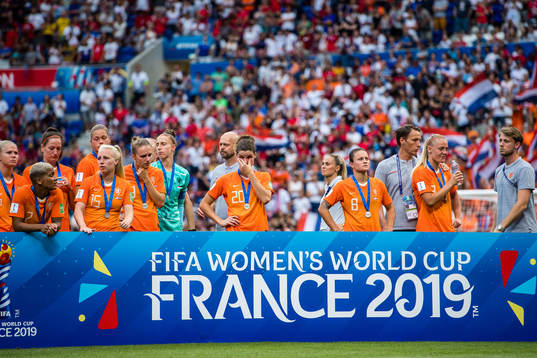 Players of Netherlands looks dejected