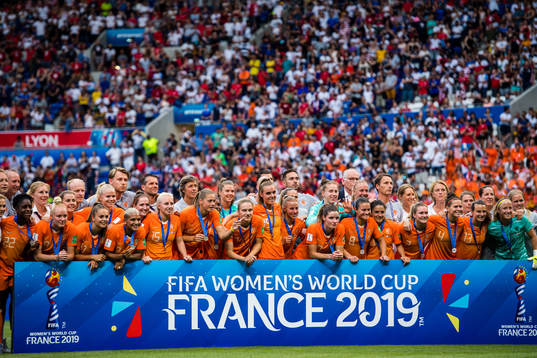 Players of Netherlands looks dejected