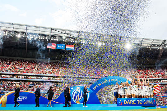 Players of USA celebrates