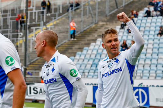 IFK Norrköpings Christoffer Nyman jublar
