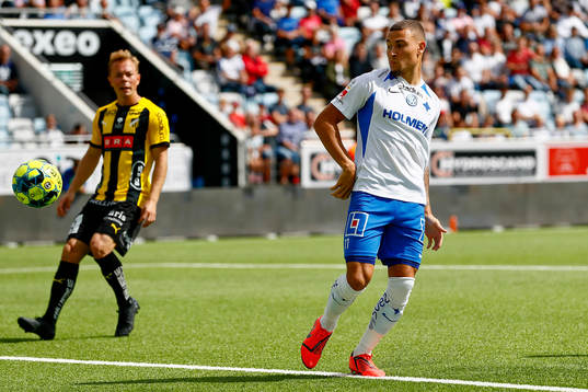 IFK Norrköpings Jordan Larsson gör mål 1-0