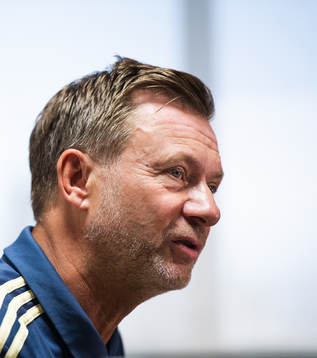 Peter Gerhardsson, Head coach of Sweden