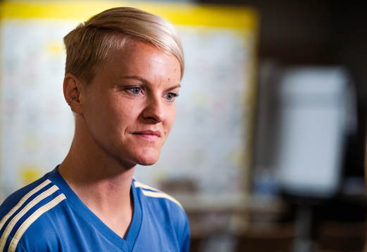 Nilla Fischer of Sweden
