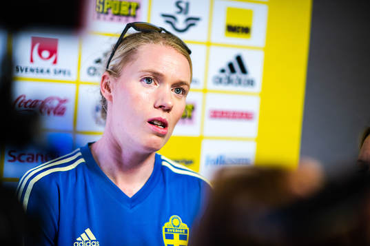 Goalkeeper Hedvig Lindahl of Sweden