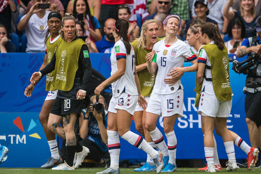 Players of USA celebrates