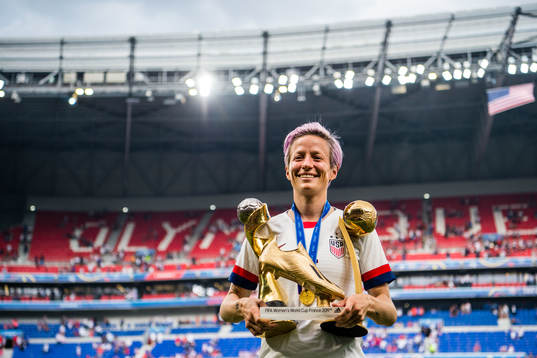 Megan Rapinoe of USA celebrates