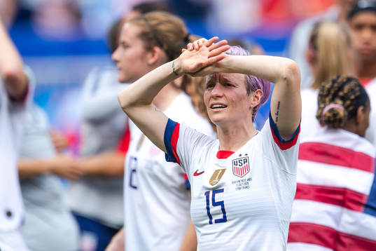 Megan Rapinoe of USA celebrates