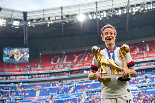 Megan Rapinoe of USA celebrates