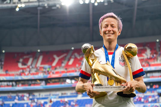 Megan Rapinoe of USA celebrates