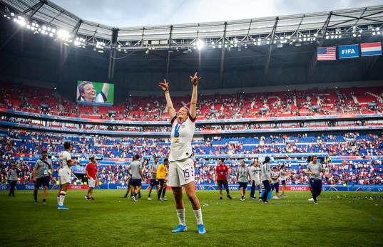 Megan Rapinoe of USA celebrates