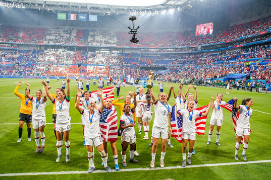 Players of USA celebrate