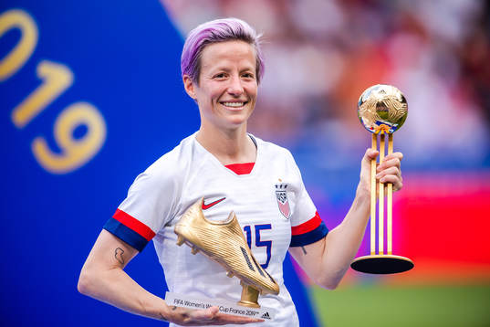 Megan Rapinoe of USA celebrates